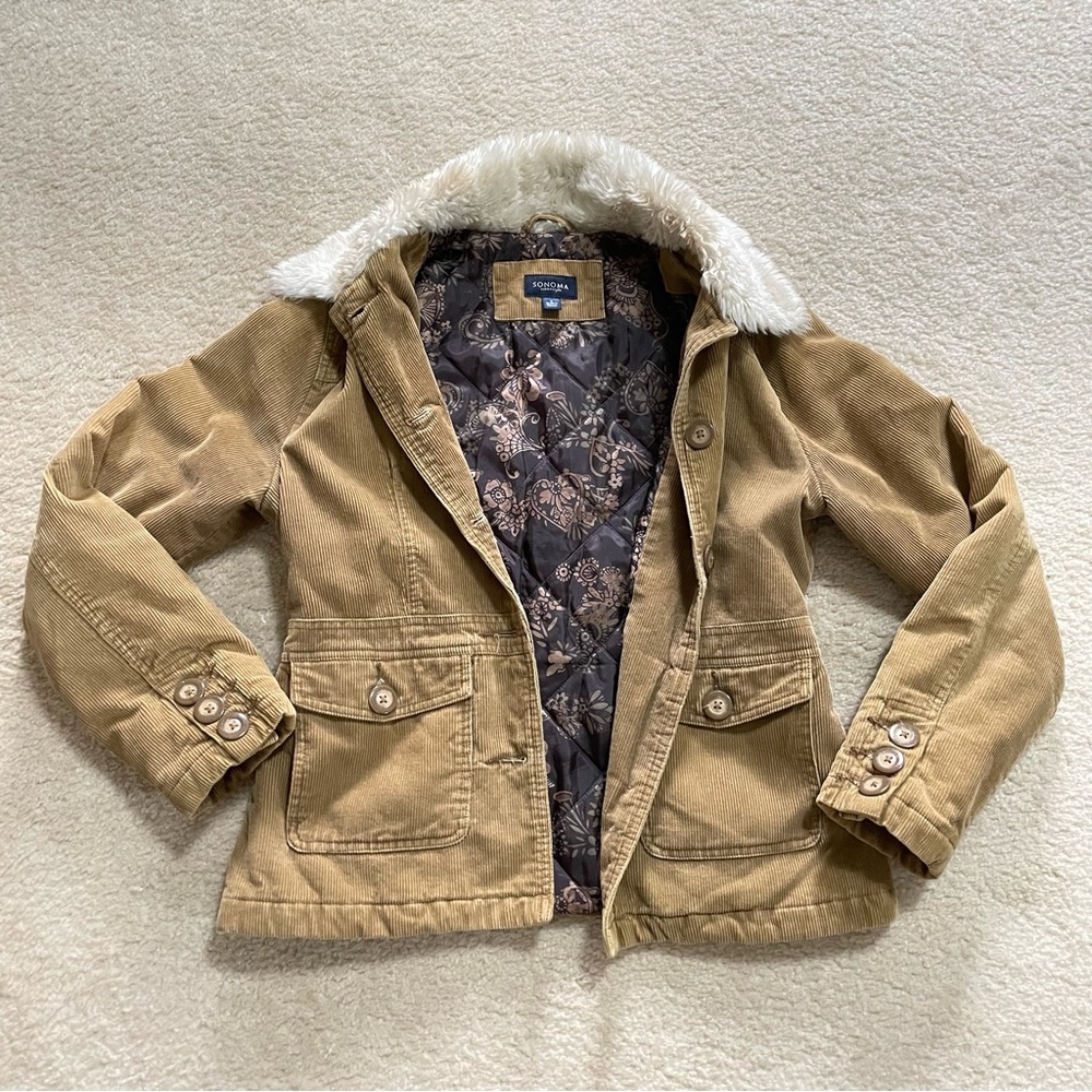 lined corduroy jacket